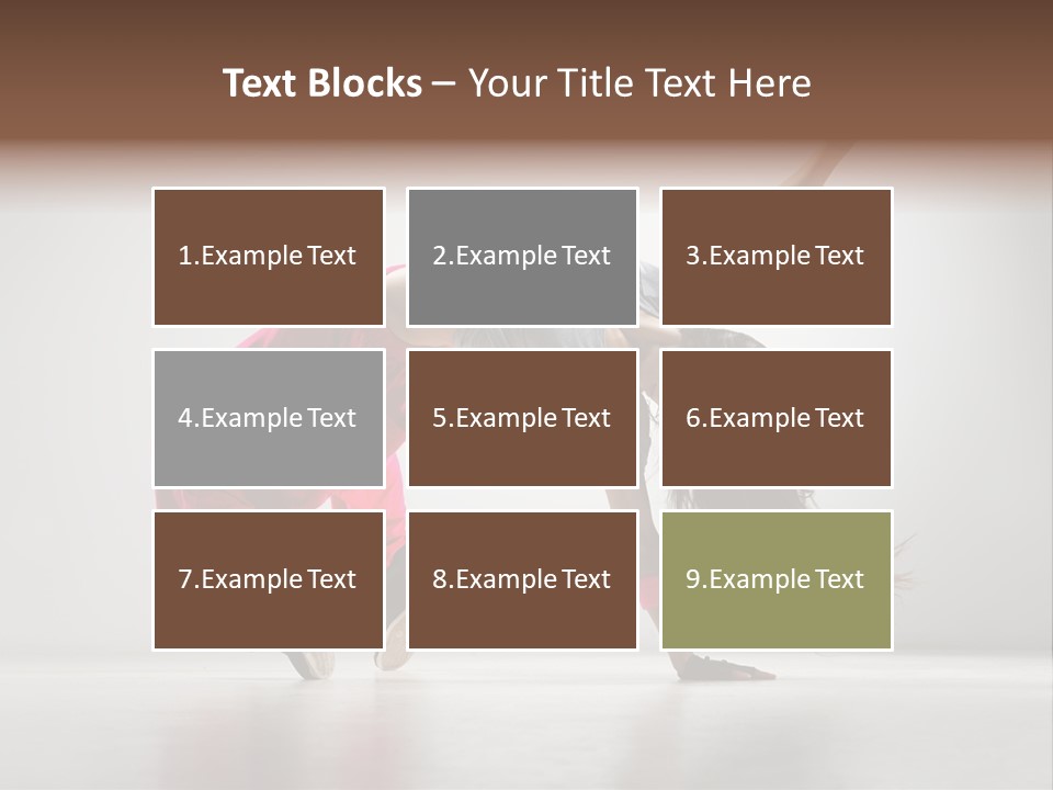 One Vertical Gymnastic PowerPoint Template