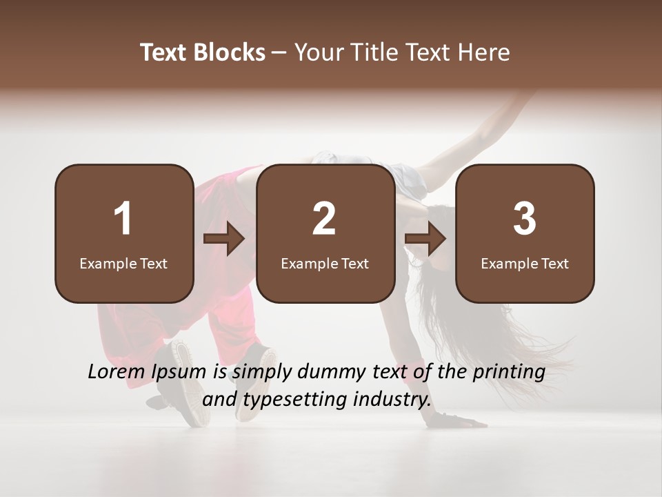 One Vertical Gymnastic PowerPoint Template