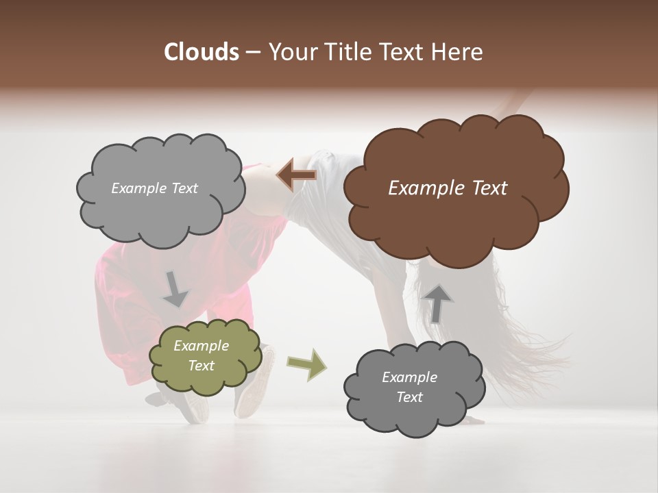 One Vertical Gymnastic PowerPoint Template