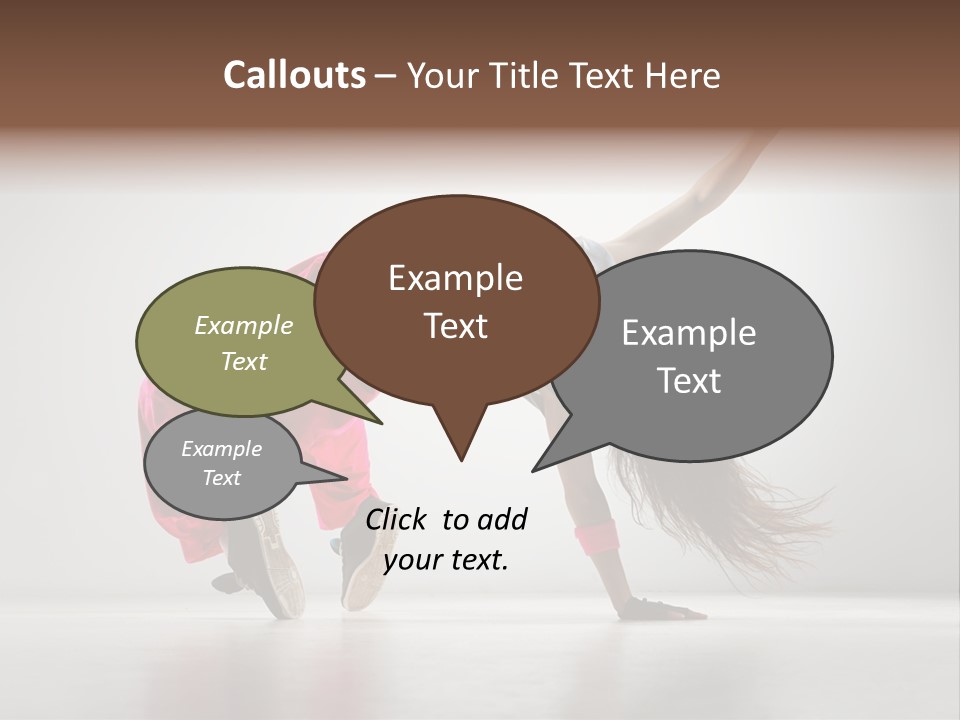 One Vertical Gymnastic PowerPoint Template