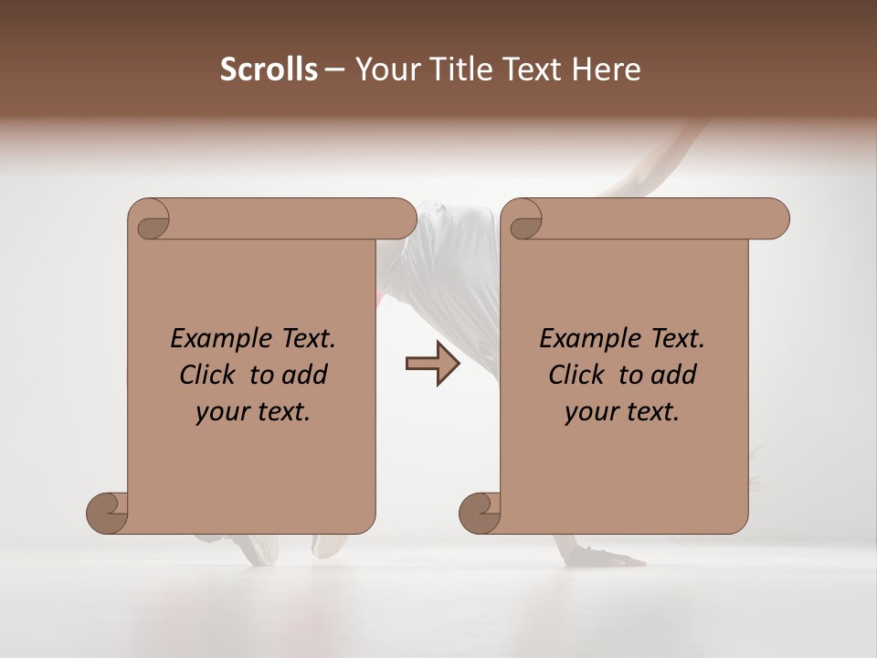 One Vertical Gymnastic PowerPoint Template