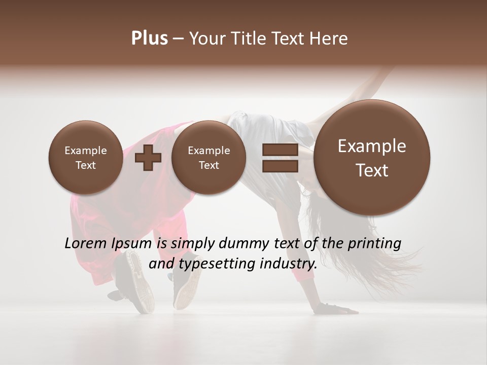 One Vertical Gymnastic PowerPoint Template