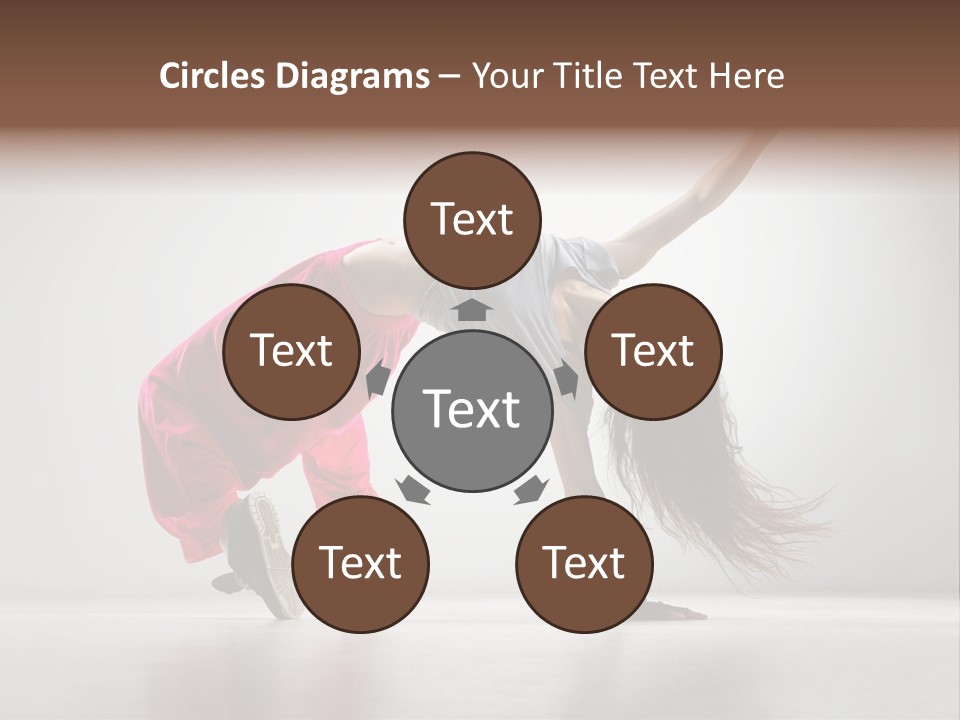 One Vertical Gymnastic PowerPoint Template