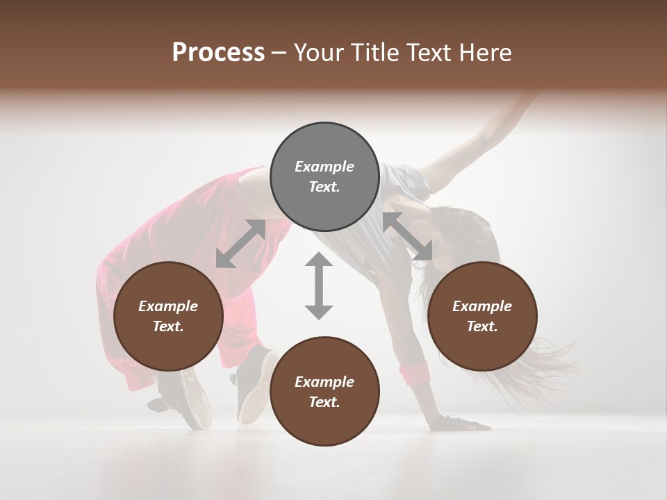 One Vertical Gymnastic PowerPoint Template