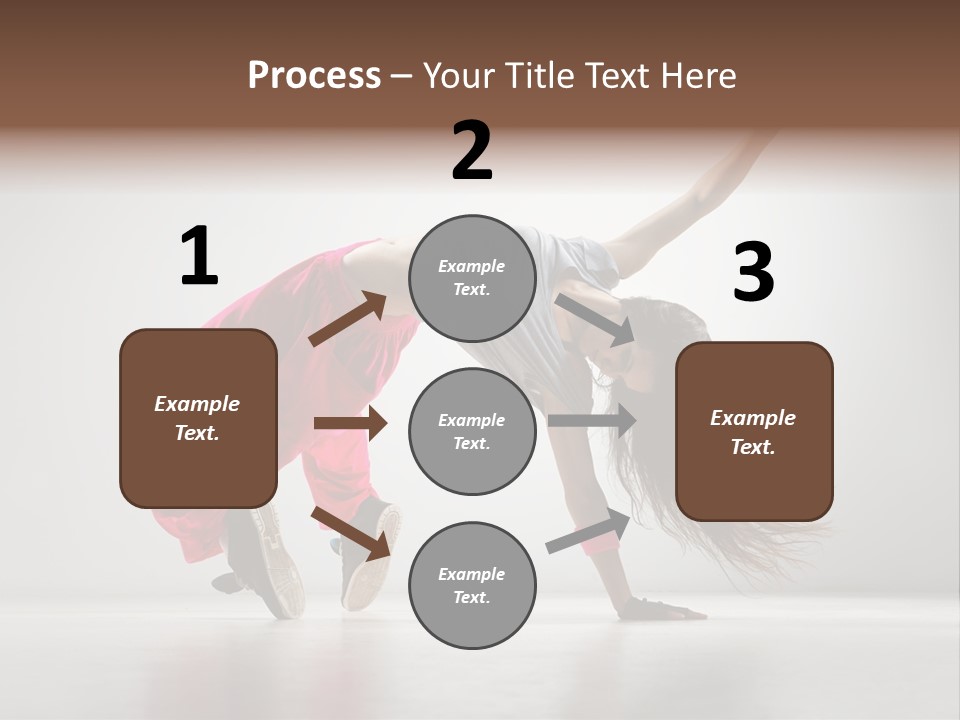 One Vertical Gymnastic PowerPoint Template