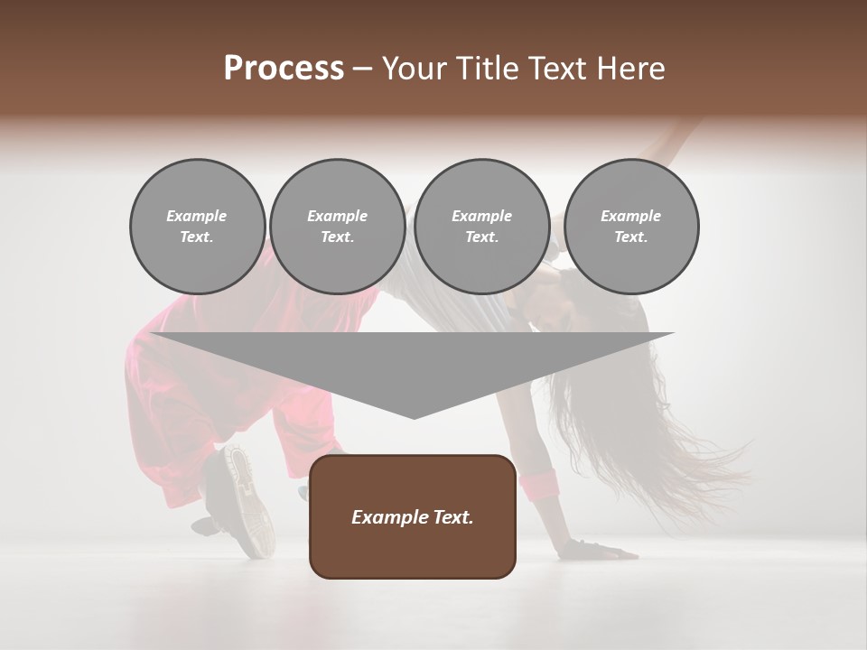 One Vertical Gymnastic PowerPoint Template