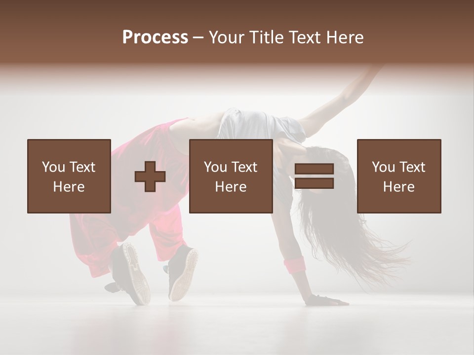 One Vertical Gymnastic PowerPoint Template