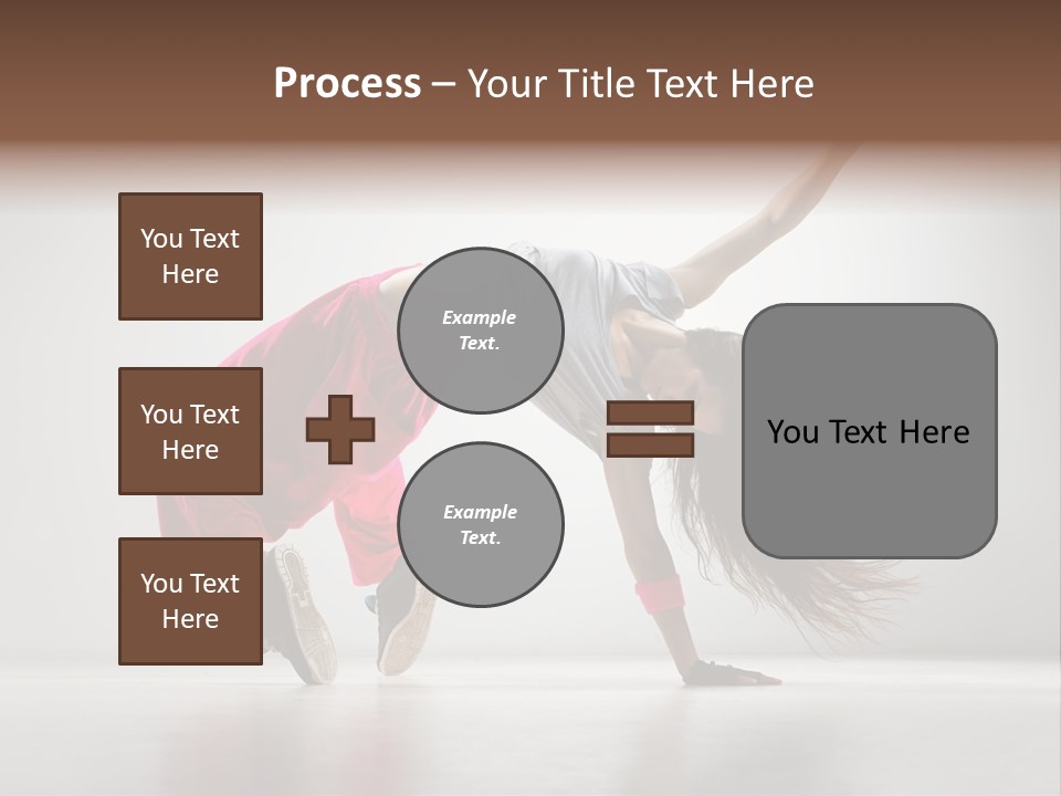 One Vertical Gymnastic PowerPoint Template