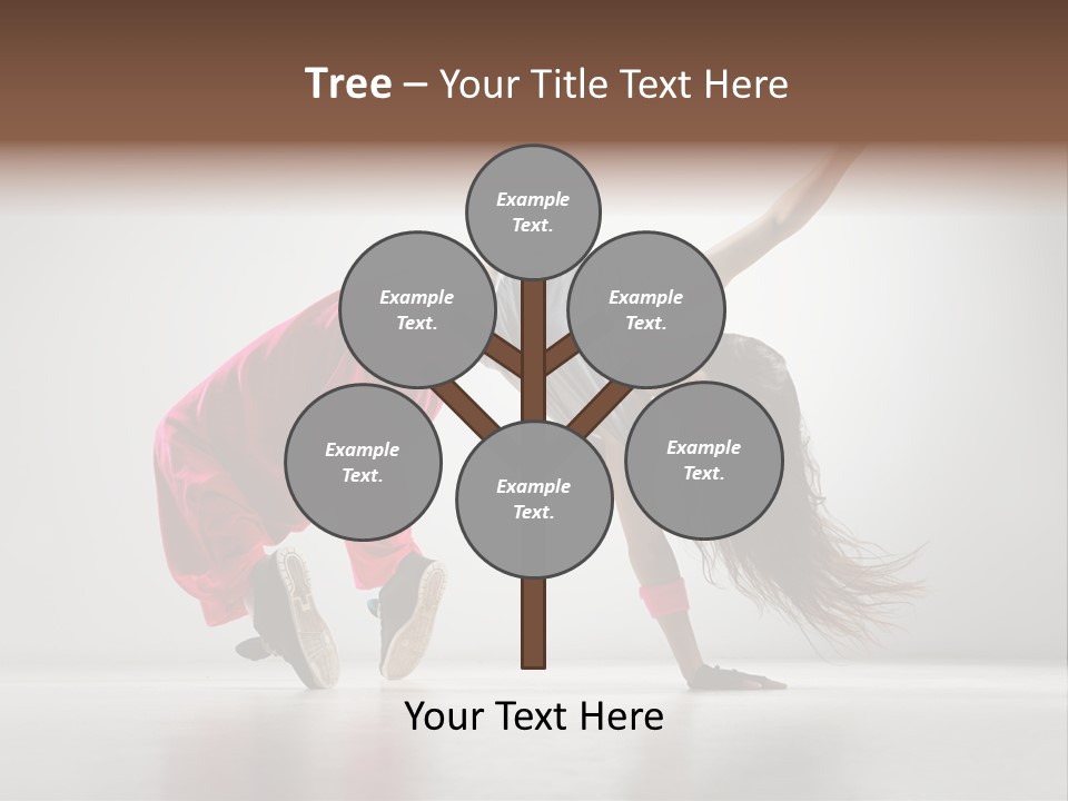 One Vertical Gymnastic PowerPoint Template