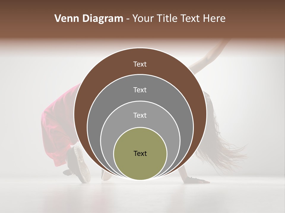 One Vertical Gymnastic PowerPoint Template