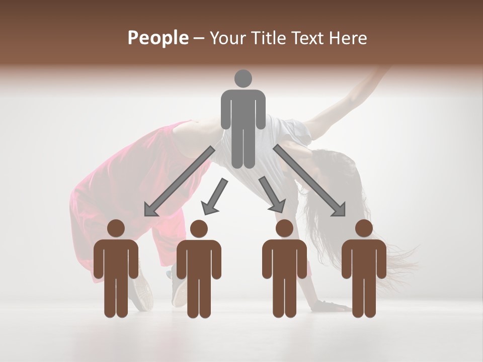 One Vertical Gymnastic PowerPoint Template