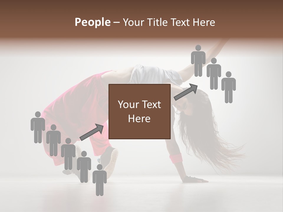 One Vertical Gymnastic PowerPoint Template