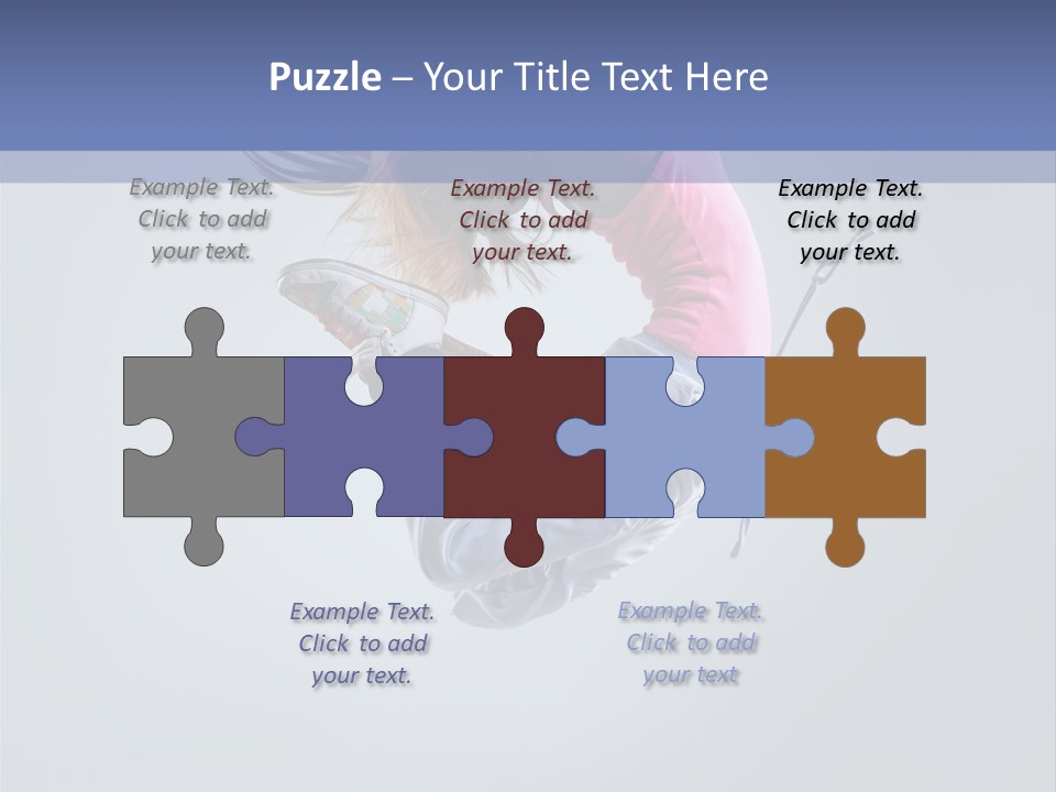 Gymnastic Flying Behaviour PowerPoint Template