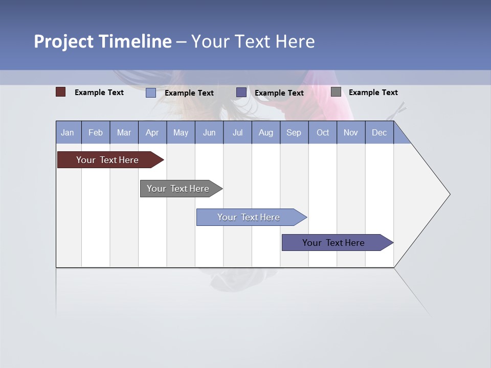 Gymnastic Flying Behaviour PowerPoint Template