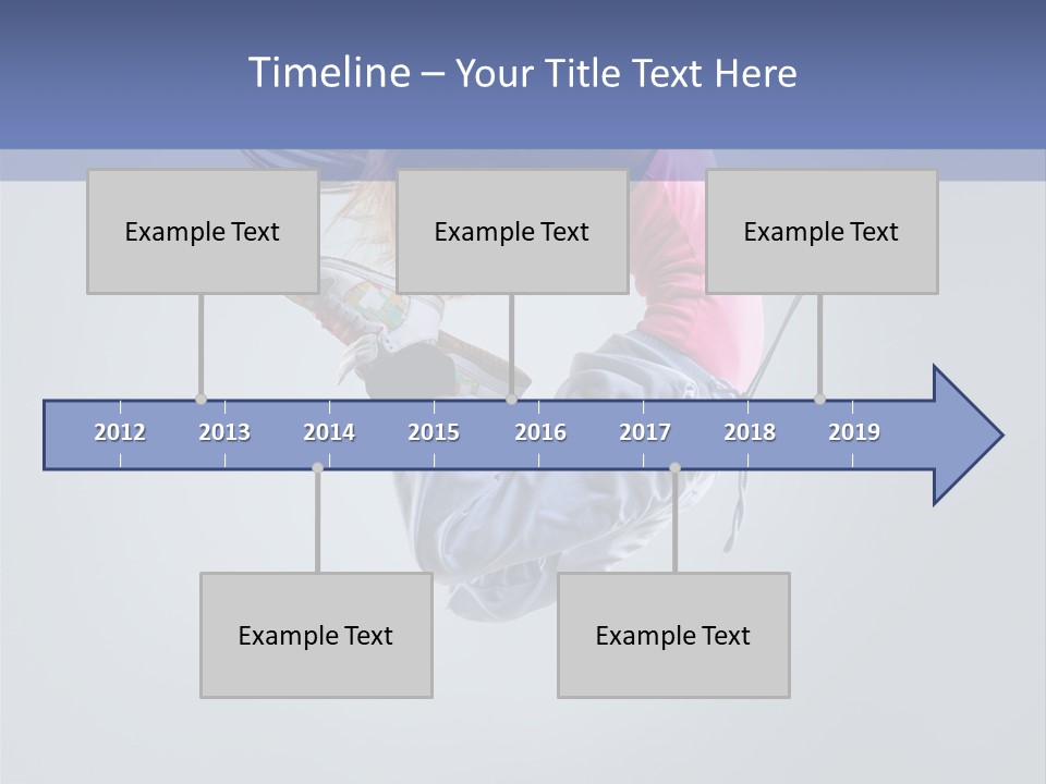 Gymnastic Flying Behaviour PowerPoint Template