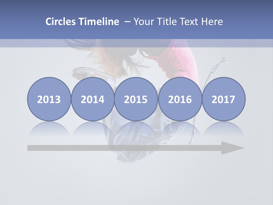 Gymnastic Flying Behaviour PowerPoint Template