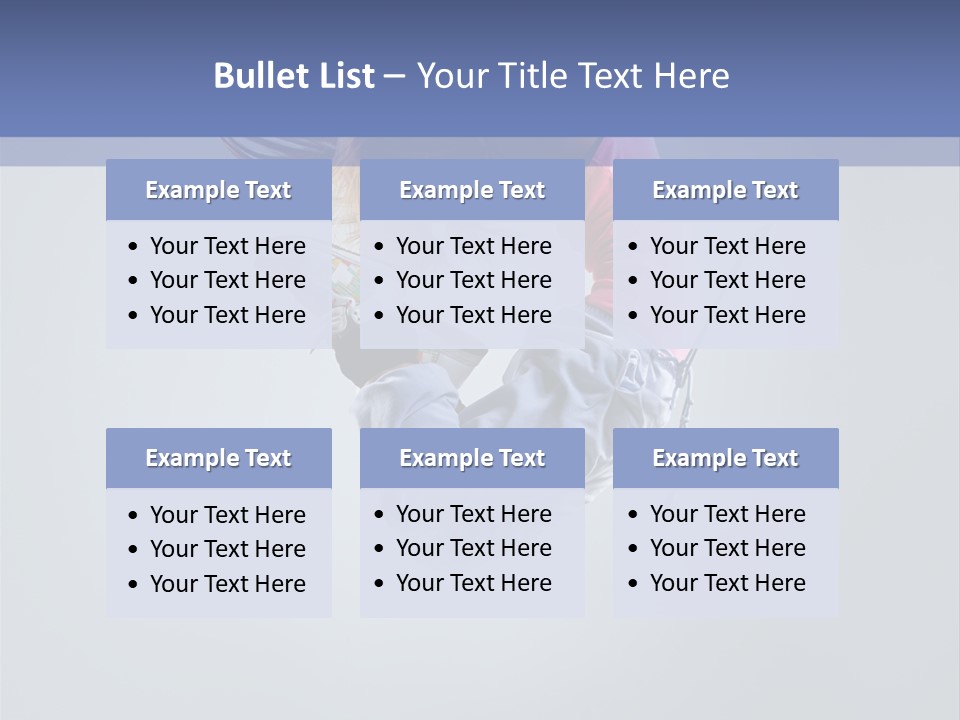Gymnastic Flying Behaviour PowerPoint Template
