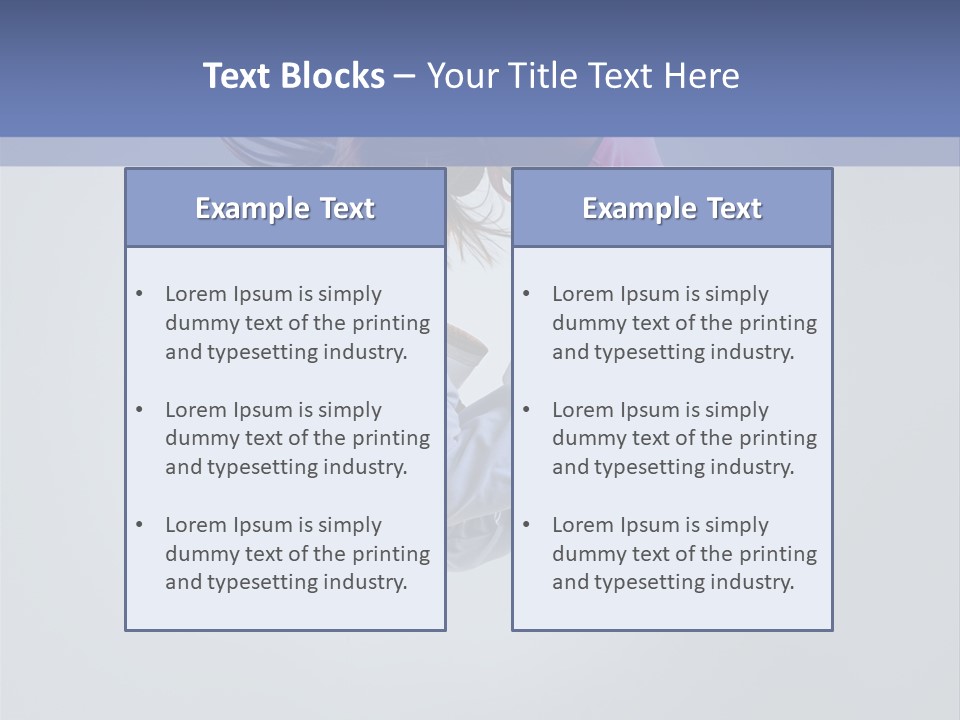Gymnastic Flying Behaviour PowerPoint Template