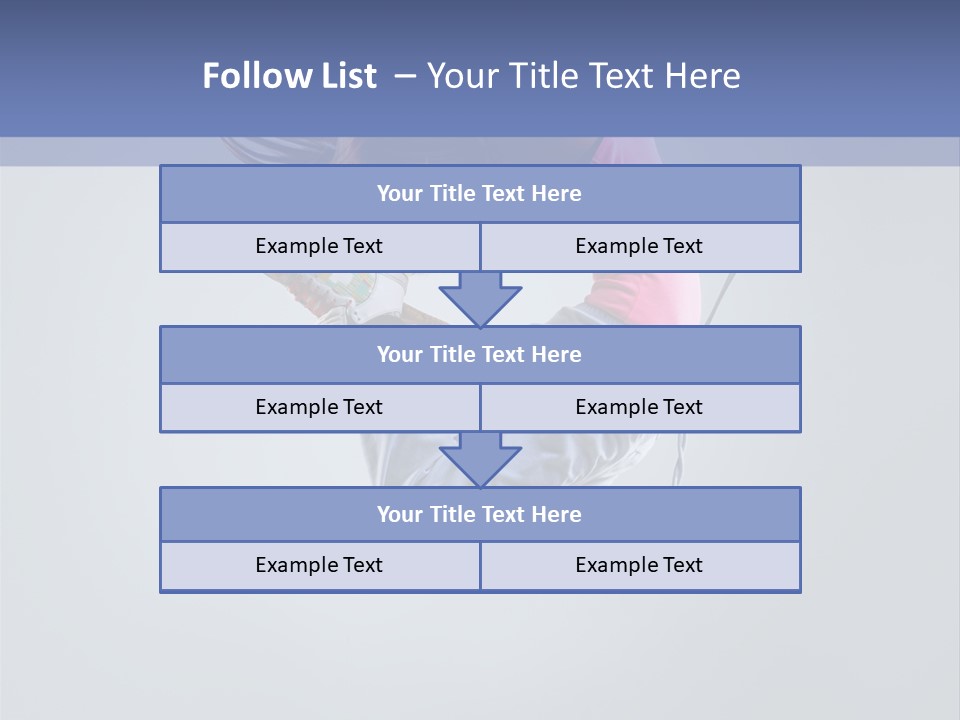 Gymnastic Flying Behaviour PowerPoint Template