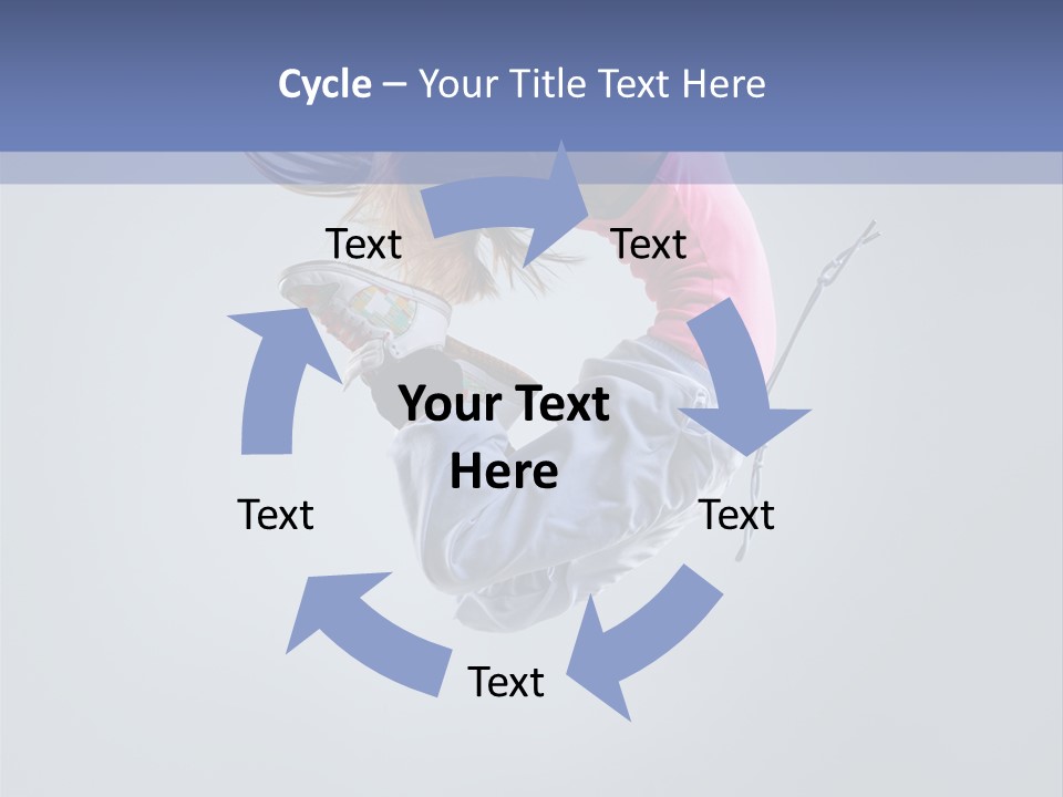 Gymnastic Flying Behaviour PowerPoint Template