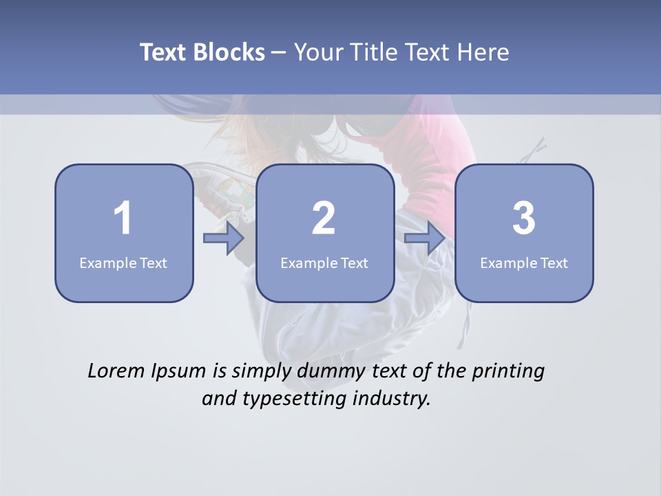 Gymnastic Flying Behaviour PowerPoint Template
