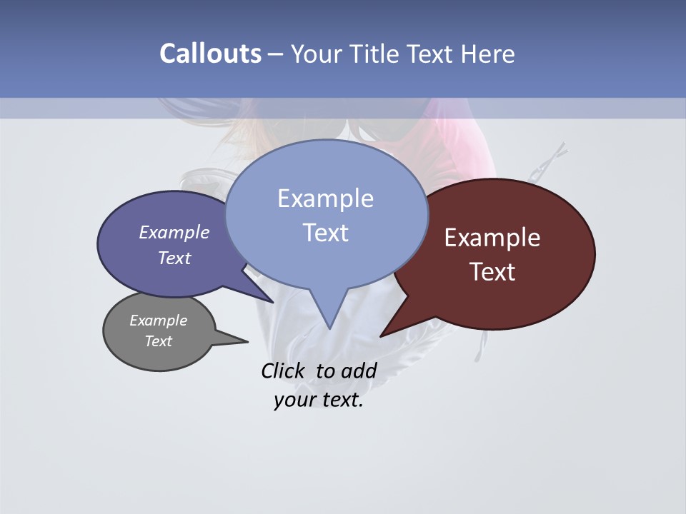 Gymnastic Flying Behaviour PowerPoint Template