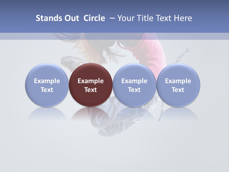 Gymnastic Flying Behaviour PowerPoint Template