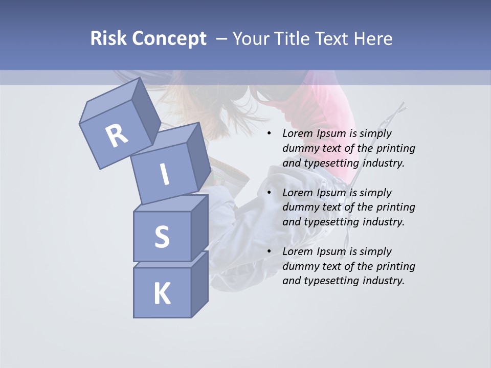 Gymnastic Flying Behaviour PowerPoint Template