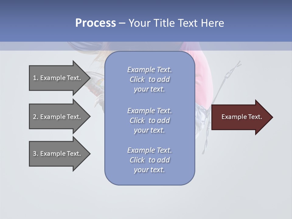 Gymnastic Flying Behaviour PowerPoint Template
