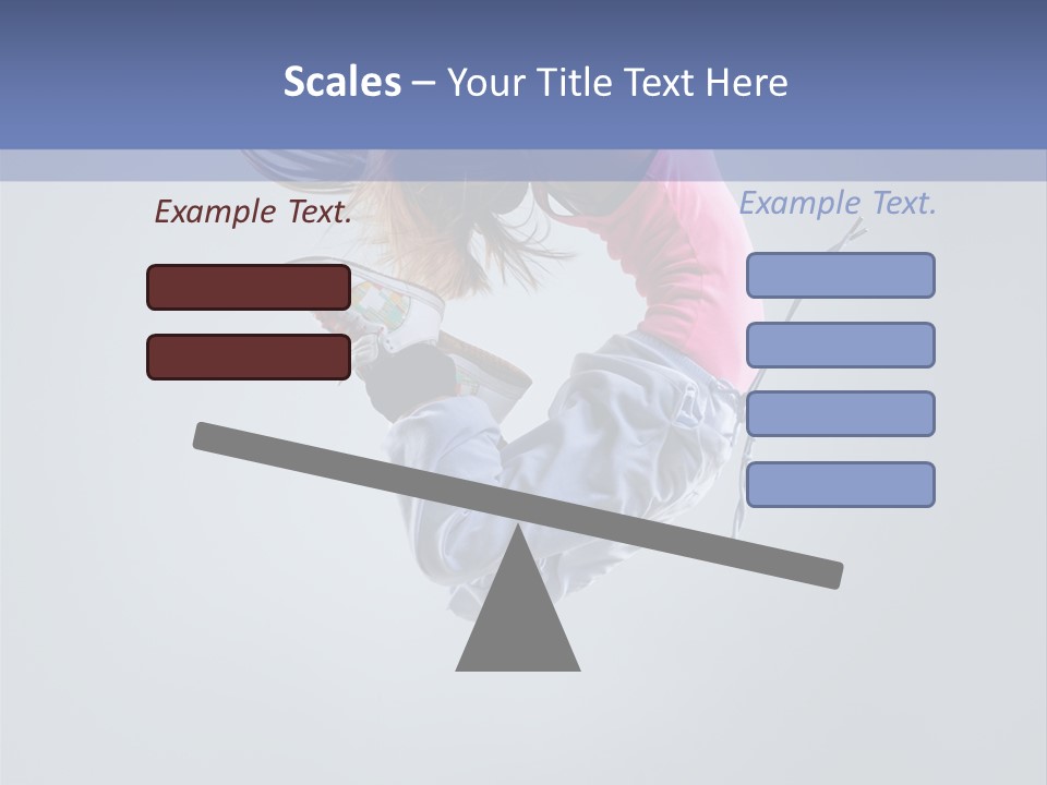 Gymnastic Flying Behaviour PowerPoint Template