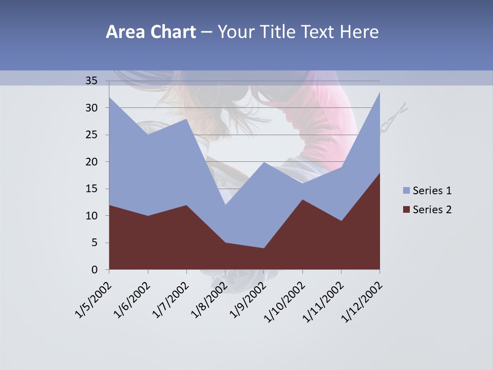 Gymnastic Flying Behaviour PowerPoint Template