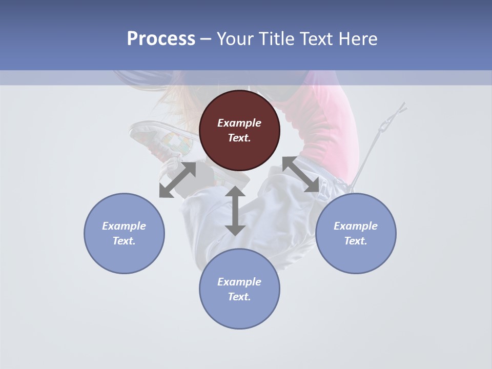 Gymnastic Flying Behaviour PowerPoint Template