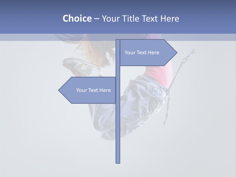 Gymnastic Flying Behaviour PowerPoint Template