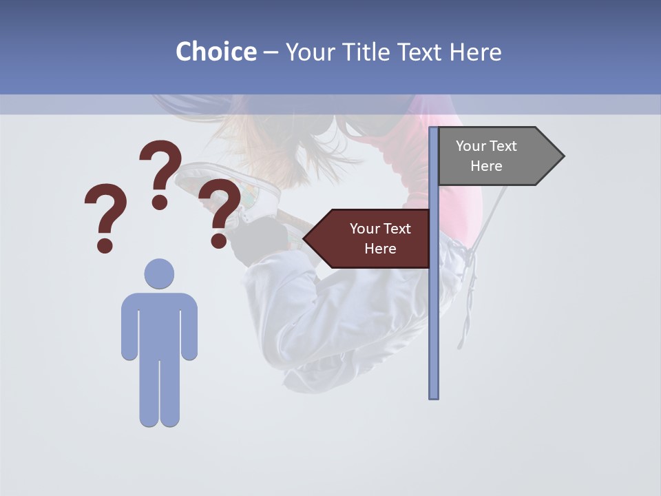 Gymnastic Flying Behaviour PowerPoint Template