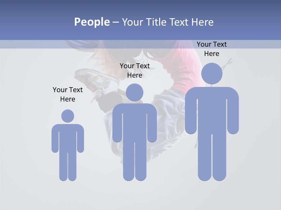 Gymnastic Flying Behaviour PowerPoint Template