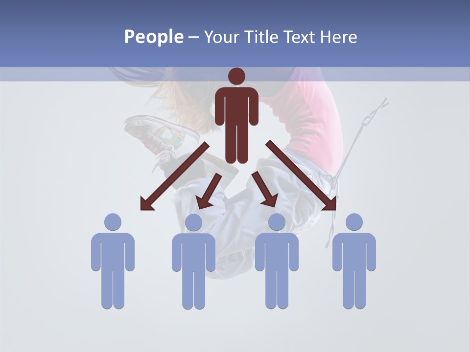 Gymnastic Flying Behaviour PowerPoint Template