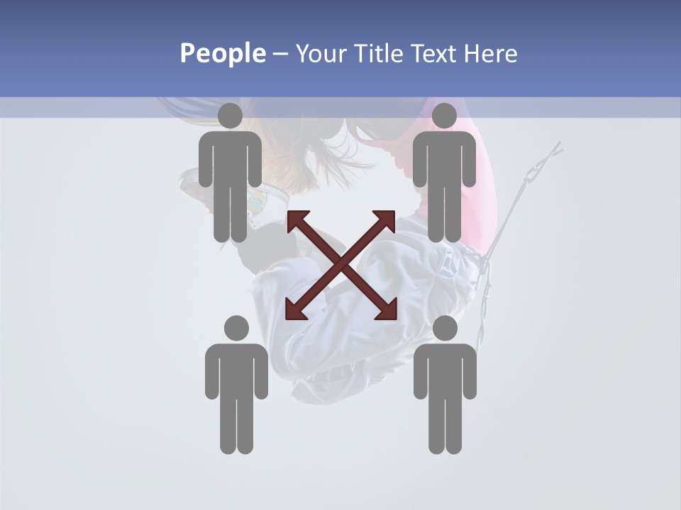 Gymnastic Flying Behaviour PowerPoint Template