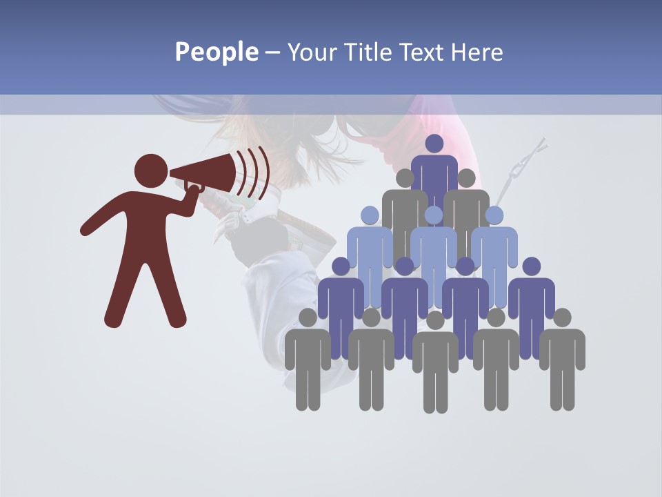 Gymnastic Flying Behaviour PowerPoint Template