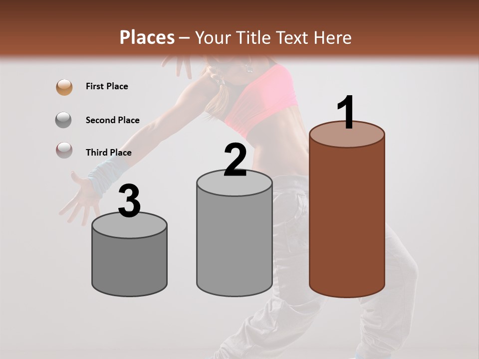Flexibility Vertical Cool PowerPoint Template