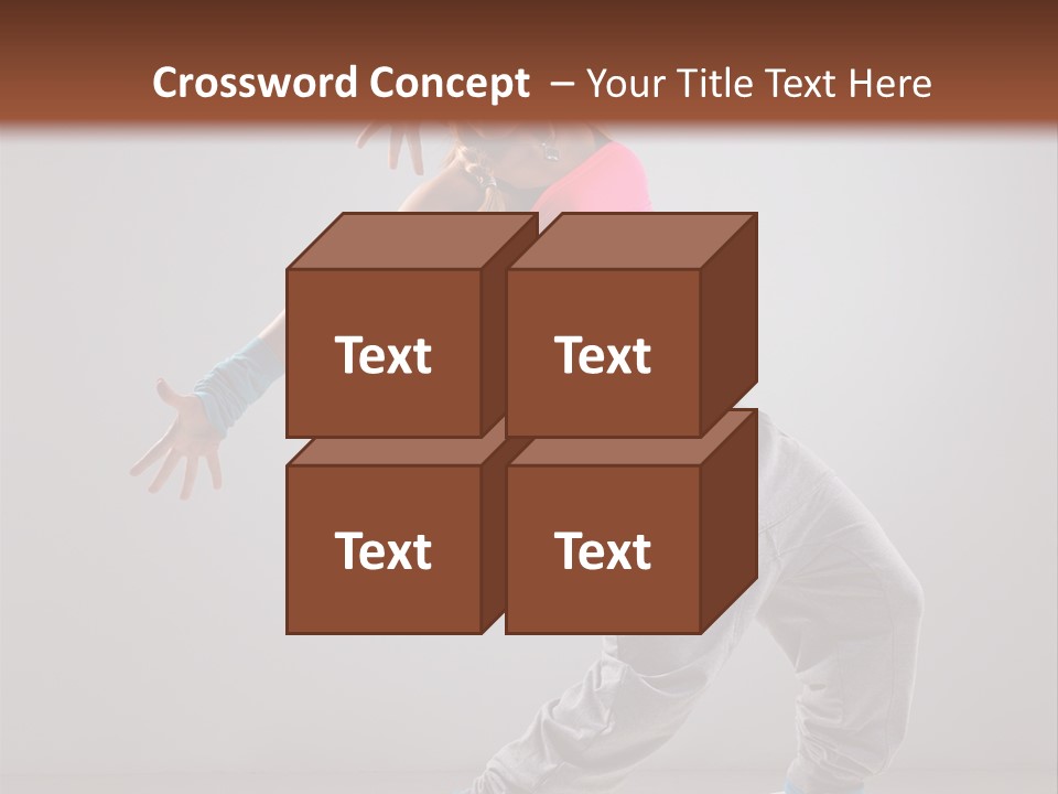Flexibility Vertical Cool PowerPoint Template