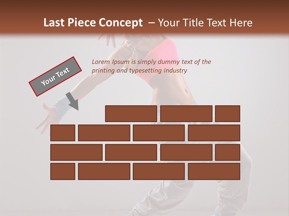 Flexibility Vertical Cool PowerPoint Template
