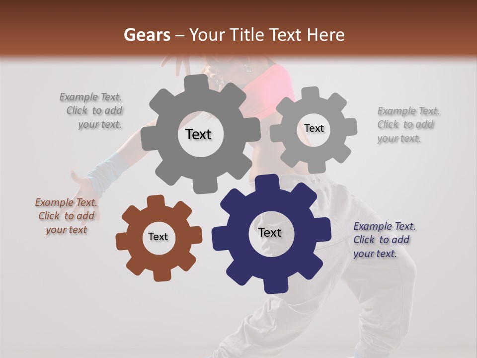 Flexibility Vertical Cool PowerPoint Template