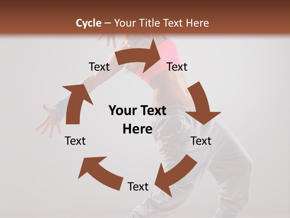 Flexibility Vertical Cool PowerPoint Template