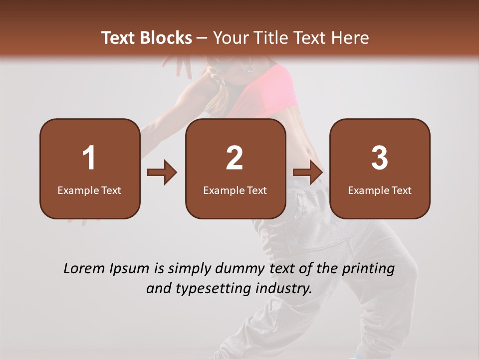Flexibility Vertical Cool PowerPoint Template