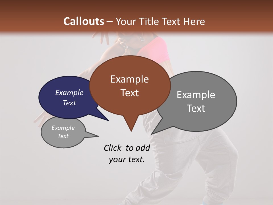 Flexibility Vertical Cool PowerPoint Template