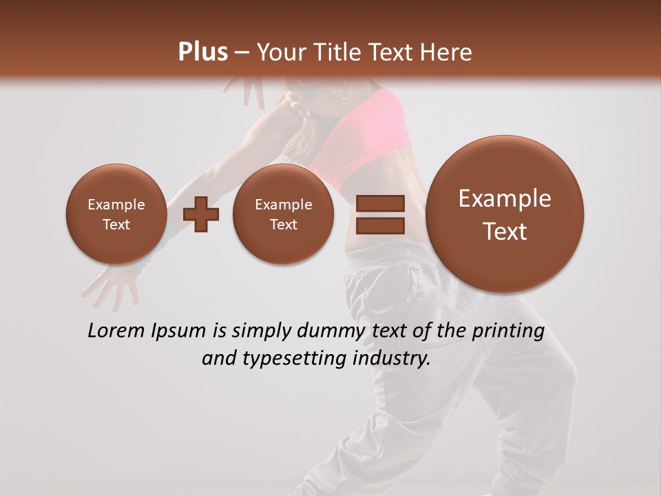 Flexibility Vertical Cool PowerPoint Template