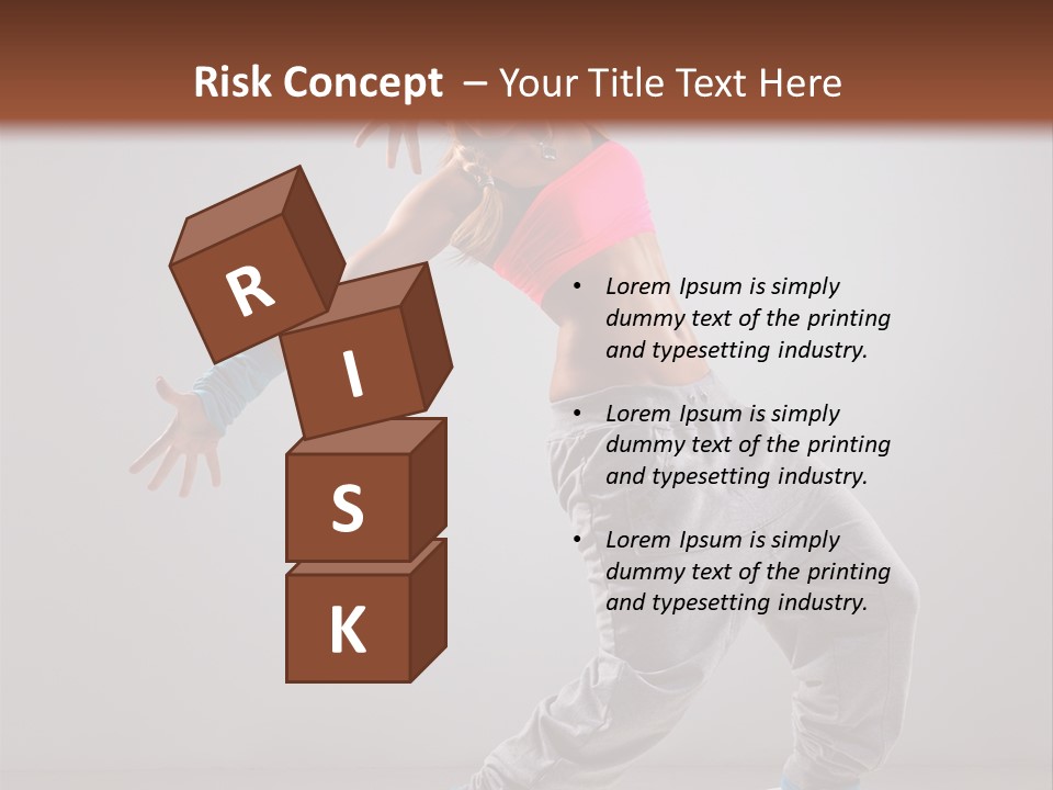 Flexibility Vertical Cool PowerPoint Template