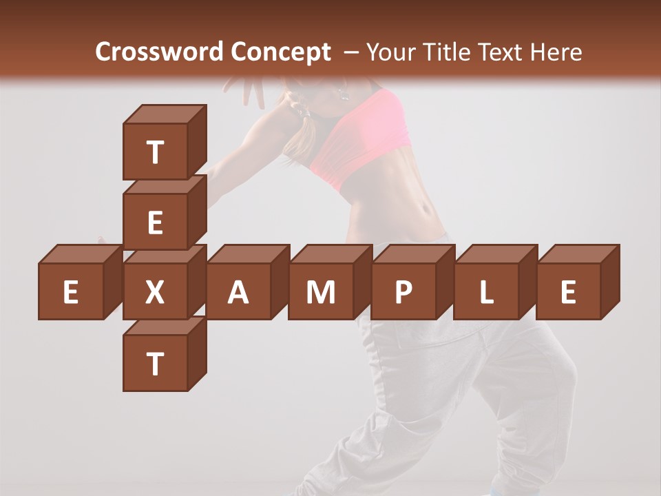 Flexibility Vertical Cool PowerPoint Template