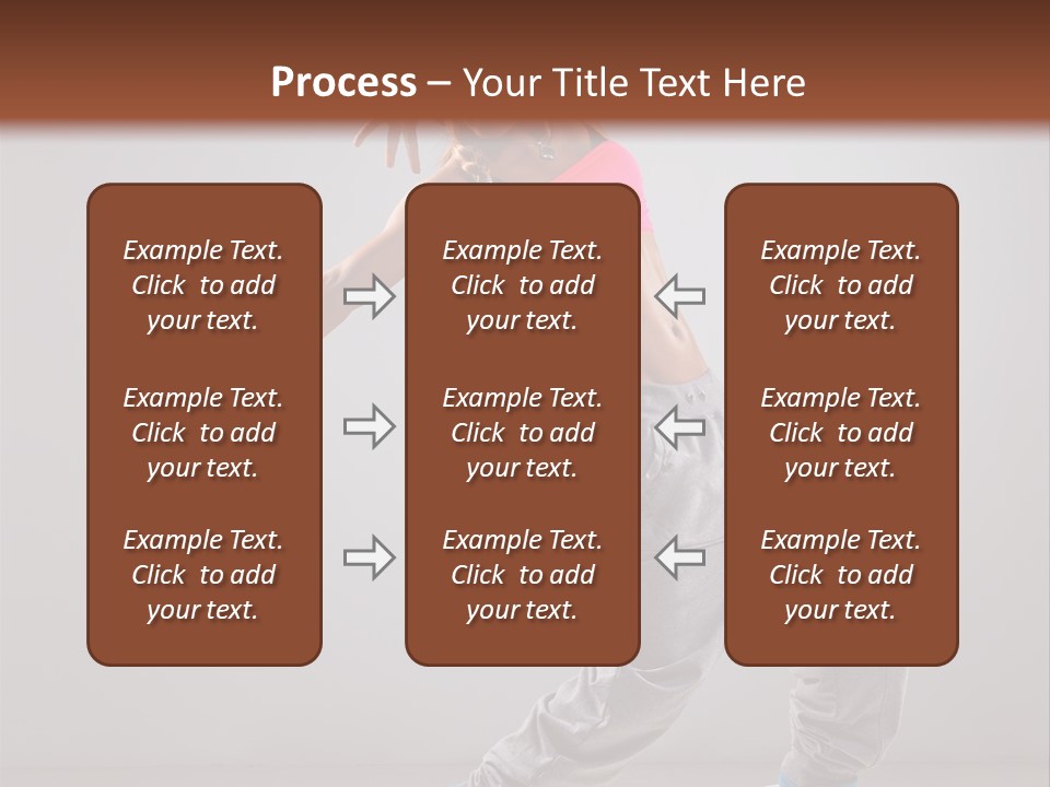 Flexibility Vertical Cool PowerPoint Template