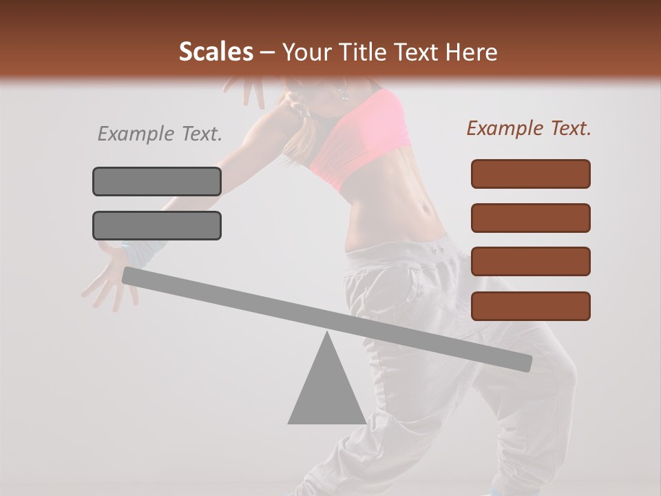 Flexibility Vertical Cool PowerPoint Template